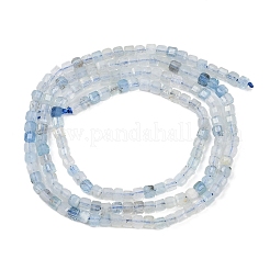 Природные Аквамарин бисер нитей&nbsp;G-L628-D10-2x2mm-01