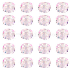 500шт акриловые бусины с УФ-покрытием&nbsp;OACR-SP0001-85A