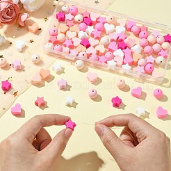 100 шт. Силиконовые бусины&nbsp;SIL-CJ0001-66