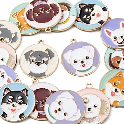 16шт 8 стиля экологически чистые подвески с эмалью из сплава&nbsp;ENAM-FS0001-15