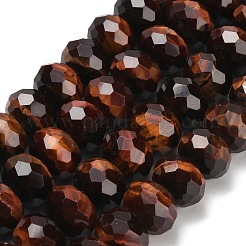 Натуральный красный тигровый глаз бисер пряди&nbsp;G-C259-A01-8x12mm-01