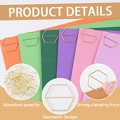 60 шт. железные скрепки&nbsp;AJEW-CP0009-30A