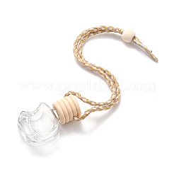 Подвески из пустого стеклянного флакона духов&nbsp;LS-HJEW-C009-02