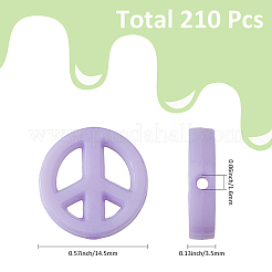 Непрозрачные акриловые бусины&nbsp;SACR-FH0001-14A