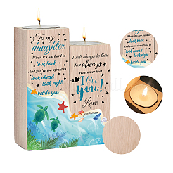 Деревянный подсвечник&nbsp;AJEW-WH0268-004