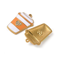 Подвески из нержавеющей стали 304 с эмалью&nbsp;STAS-Z153-11G-02