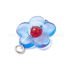 Цветочные прозрачный акрил подвески&nbsp;PALLOY-JF03721