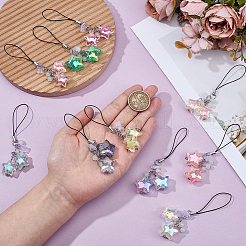 10 шт. акриловые ремешки для мобильного телефона&nbsp;HJEW-OC00128