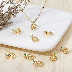 Латунь подвески циркония кубической&nbsp;KK-BBC0003-42