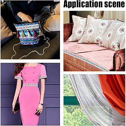 15 ярд плетеной кружевной ленты из полиэстера&nbsp;OCOR-WH0046-37B