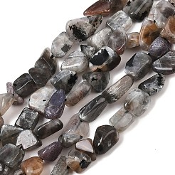 Натуральный лунный камень бисер нитей&nbsp;G-A284-A01-03