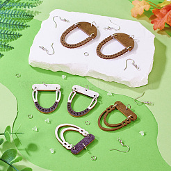 Наборы для изготовления висячих сережек своими руками&nbsp;DIY-TA0012-33