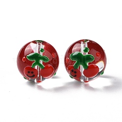 Прозрачные стеклянные бусины&nbsp;LAMP-B021-03B-12