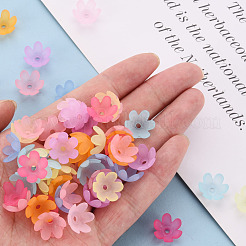 Матовые акриловые колпачки из бисера MACR-S371-07A