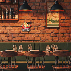 Старинный металлический оловянный знак&nbsp;AJEW-WH0409-103