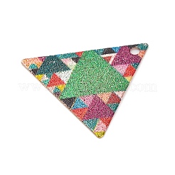 Геометрические сплав листовой печатный кулон серьги аксессуары&nbsp;PALLOY-E139-01G-04