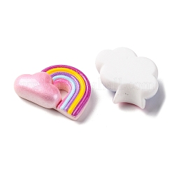 Непрозрачные кабошоны из мультяшной смолы для декодирования RESI-S07-01