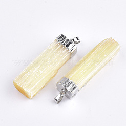 Гальванические природные селенит большие подвески&nbsp;G-S344-41