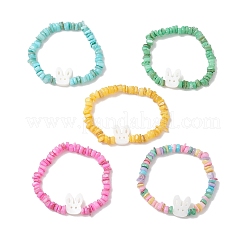 Браслеты из натуральных пресноводных ракушек&nbsp;BJEW-JB13097