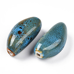 Фарфоровые бусины ручной работы&nbsp;PORC-N008-08K