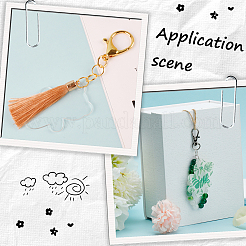 50шт. подвески из прозрачного акрила&nbsp;ZXFQ-SC0001-02A