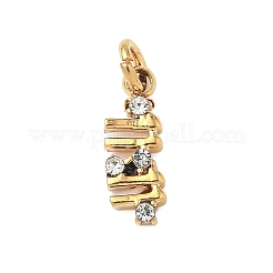 Подвески из нержавеющей стали 304 с микропаве из кубического циркония&nbsp;STAS-D364-01G