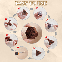 4 шт. 4 стиля деревянных выдвижных ручек-откидных ящиков&nbsp;FIND-NB0006-85