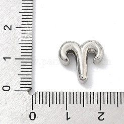 Подвески с двенадцатью созвездиями из латуни с микропаве из прозрачных кубических цирконий&nbsp;KK-G548-21P