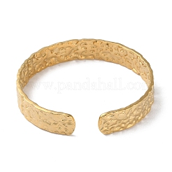 Открытый браслет-манжета из нержавеющей стали 304 для женщин&nbsp;BJEW-Q770-01G