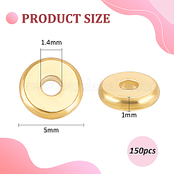 Spacer бисер латунные&nbsp;KK-BC0014-22A