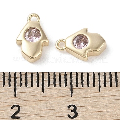 Латунные микро проложить кубического циркония подвески&nbsp;KK-G491-27G-03