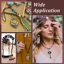 6 шт. подвески из цинкового сплава в этническом стиле с соединительной смолой&nbsp;FIND-PH0028-05D