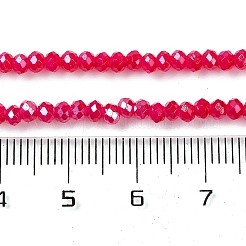 Запекание гальванических нитей стеклянных бусин&nbsp;DGLA-A039-J4mm-B21