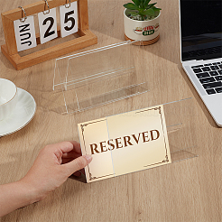 Пластиковая подставка для таблички с именем&nbsp;AJEW-WH0348-865B