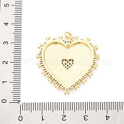 Латунные микро проложить кубического циркония подвески&nbsp;X-KK-D325-61G-04