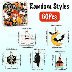 Подвески из сплава с эмалью на тему Хэллоуина&nbsp;FIND-SP0004-37