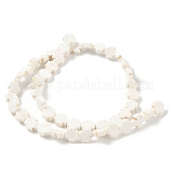 Шестеренка крест натуральный магнезит бусины нити&nbsp;G-N0131-04C