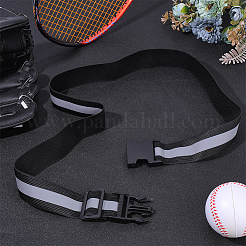 1 шт. светоотражающий полиэстеровый эластичный поясной ремень&nbsp;AJEW-CN0005-26C