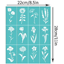 Самоклеящийся трафарет для шелкографии&nbsp;DIY-WH0338-186