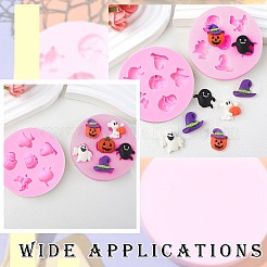 1 набор из 2 силиконовых форм 2 стилей на тему Хэллоуина для поделок своими руками&nbsp;ST-CJ0007-72