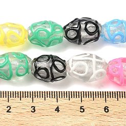 Бусины из серебряной фольги ручной работы&nbsp;LAMP-K039-38