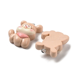 Подвески в виде щенков из непрозрачной смолы&nbsp;LS-RESI-R444-02A