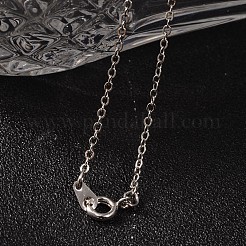 Ожерелья с подвесками из гальванического стекла с покрытием teardrop ab&nbsp;NJEW-JN01492