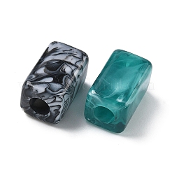 Акриловые бусины двухцветные&nbsp;OACR-C040-04