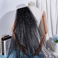 6 ярд полиэстеровой сетчатой ткани со звездным узором&nbsp;DIY-WH0060-94B