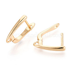 Латунная фурнитура для хооп серег&nbsp;KK-N267-23A-G