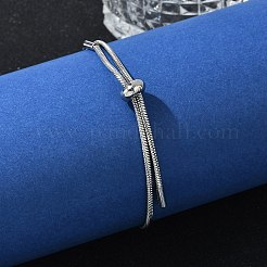 Устойчивый к потускнению регулируемый слайдер-браслет из нержавеющей стали 304/браслеты-боло изготовление&nbsp;BJEW-F412-04P