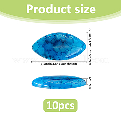 10шт. натуральный агат кабошон&nbsp;G-FH0002-65A