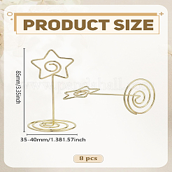 8шт держатель для визитных карточек из углеродистой стали&nbsp;AJEW-LP0010-29