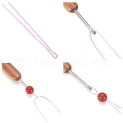 Плоская эластичная кристаллическая струна&nbsp;EW-YW0001-0.8mm-02A